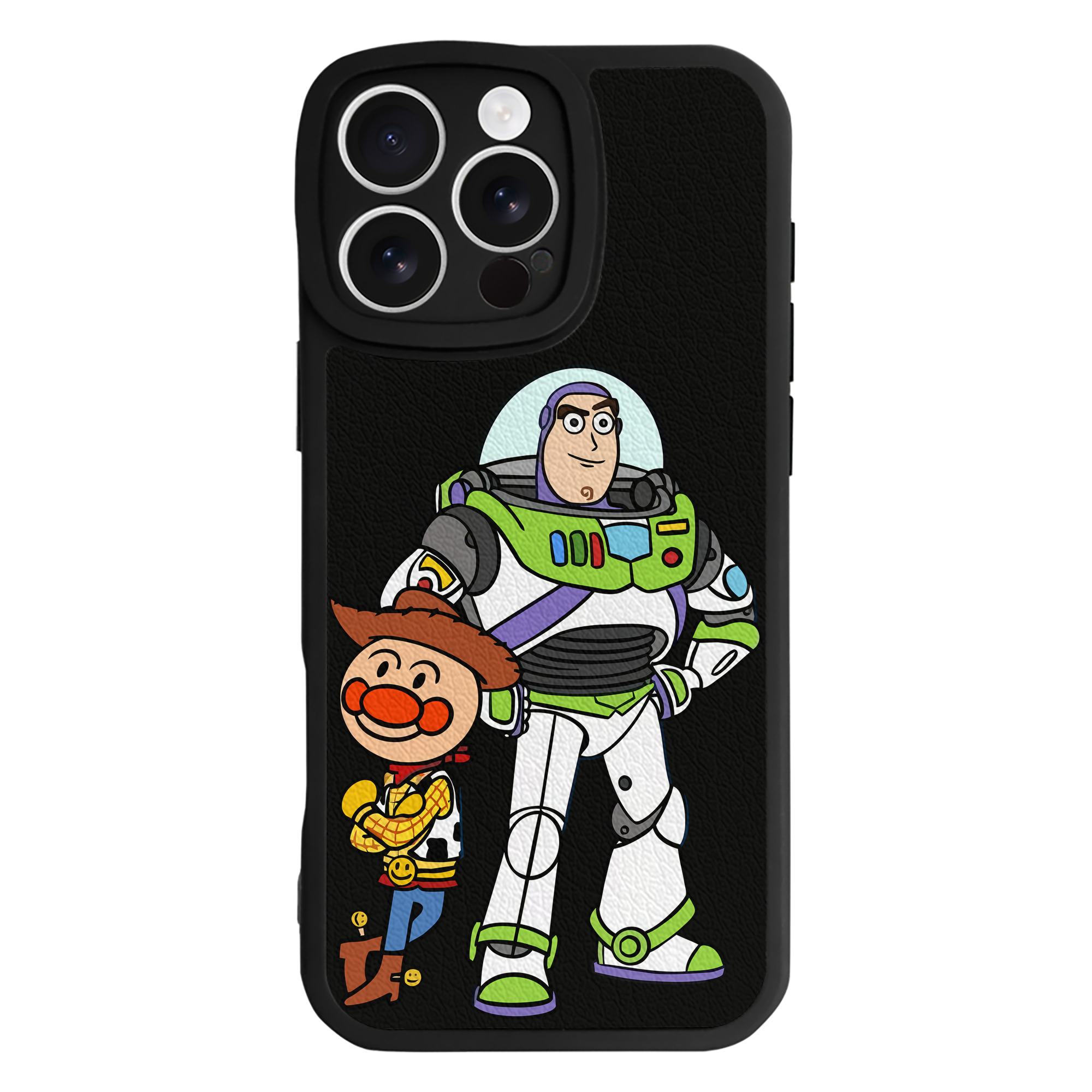 （画像用） アンパンマン Anpanman 【iPhone 16シリーズ対応】シリコンスマホケース（レザー調） 材質：シリコン